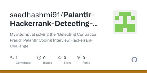 The phone interview was pleasant interviewer asked me about my research experience and told me about the position. . Palantir hackerrank